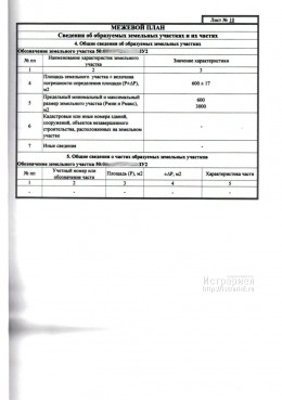 Межевой план
