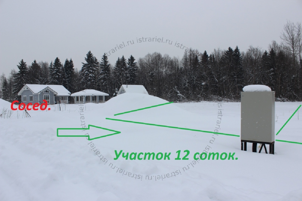 участок с коммуникациями